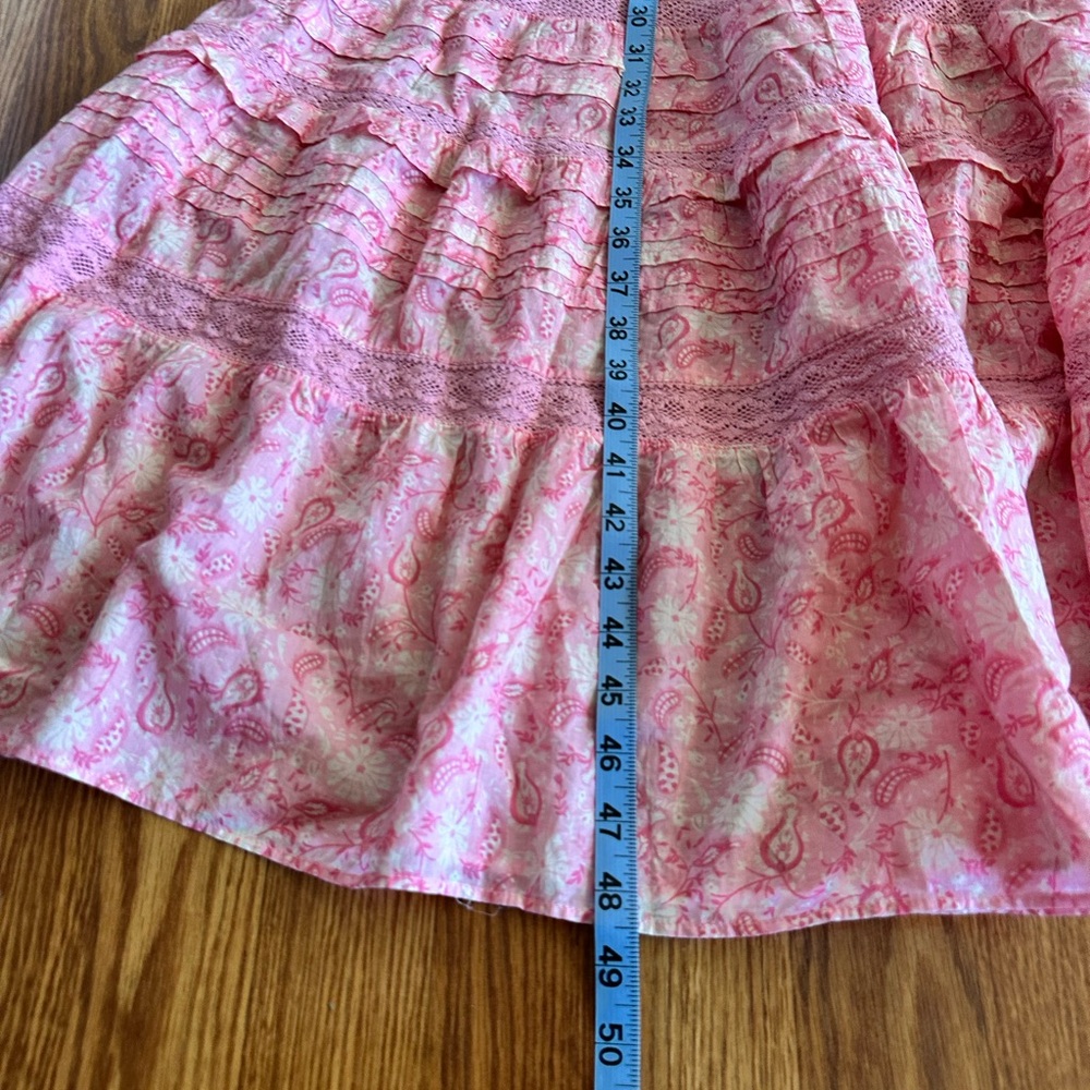 NWT Draper James Women’s XL Blush Paisley Midi Dress - Picture 6 of 8